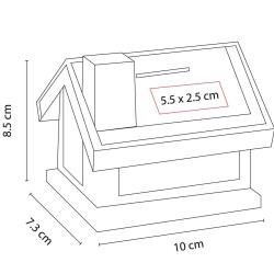 Alcancía Casita - INF 030