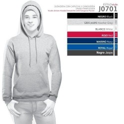 Sudadera Juvenil con Capucha Unisex - J0701