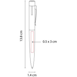 Bolígrafo USB 8 GB Elz - SH 1920