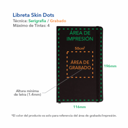 Libreta Skin Dots - LIB-SKD