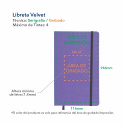 Libreta Velvet - LIB-VEL