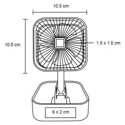 Mini Ventilador Aria - O 092