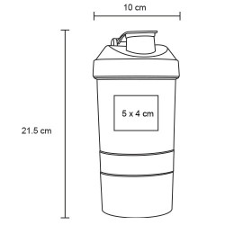 Vaso Mezclador Gym - T 18