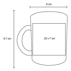Taza Sublimable Indra - SB 20