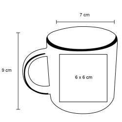 Taza Carrara - HO 048