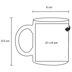 Taza Sublimable Albus - SB 08