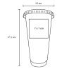 Vaso Triton Pastel - T 217 PS