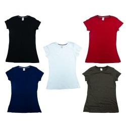 Playera Algodón Peinado Mujer
