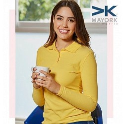Playera Polo Manga Larga Dama - MD704