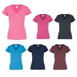 Playera Cuello V para Dama Colores - D0356