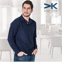 Playera Polo Manga Larga Caballero - MA704