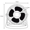 Mini ventilador Loft - O 063