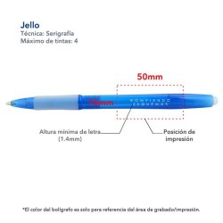 Bilígrafo Jello - JEL-TRA