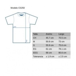Playera Cuello Redondo Caballero - C0250