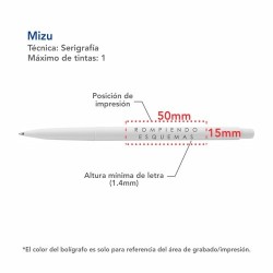 Bolígrafo Mizu - MIZ-SOL