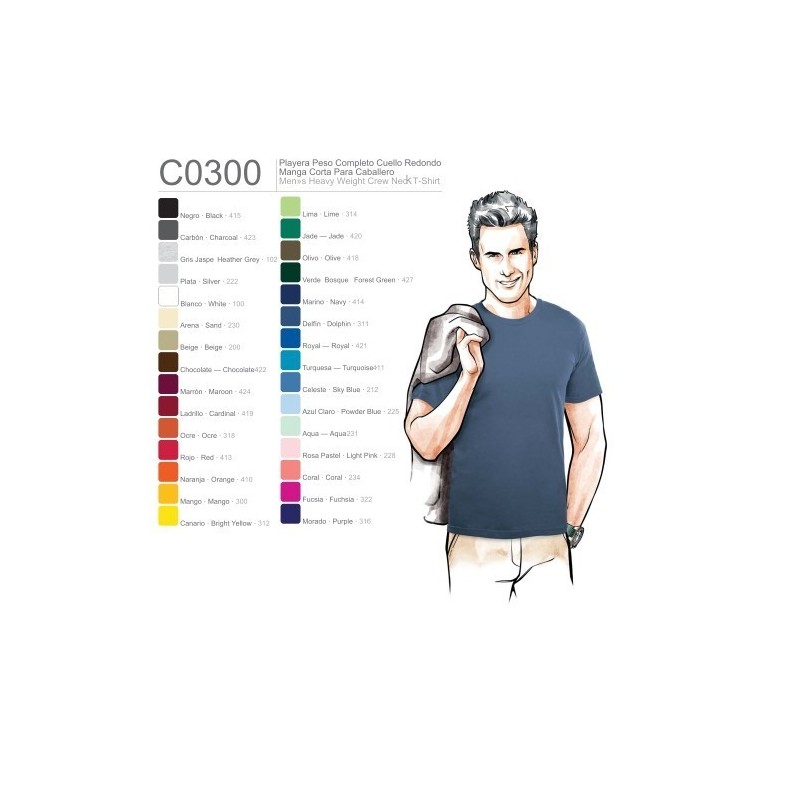 Playera Caballero - C0300 Playera Caballero - C0300