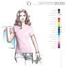 Playera Silueta Dama - D0300