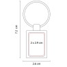 Llavero Square - M 63282