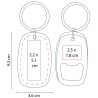 Llavero Destapador Phoenix - DPO 023