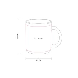 Taza para Sublimar Tecaf - TAZ 053