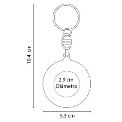 Llavero Flexómetro Wheel - PRO 005