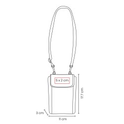 Cartera Porta Pasaporte Aveline W 653