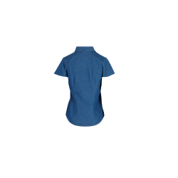 Camisa de Mezclilla Manga Corta para Dama - D0600